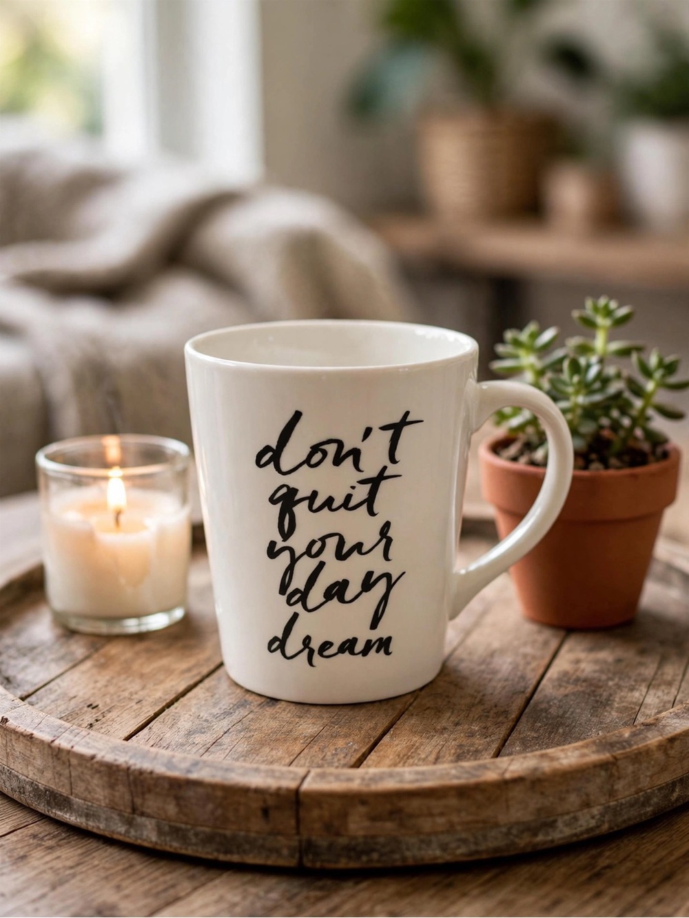 Indigo “Don’t Quit Your Day Dream” Mug